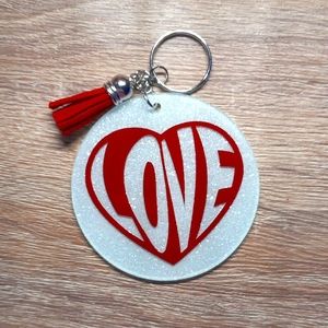 Love Heart Keychain!!
